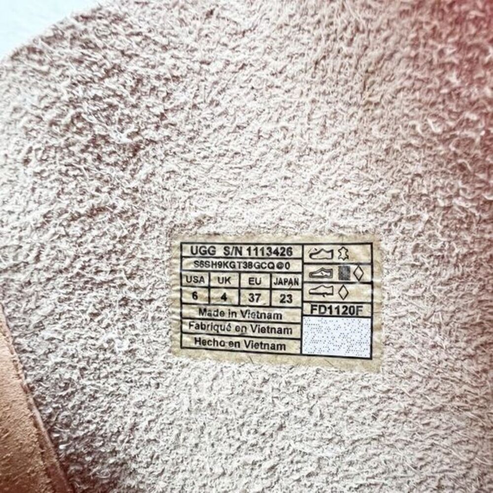 UGG Kingsburg Leopard Ankle Boot Bootie Block Heel Size 6 - Picture 8 of 8
